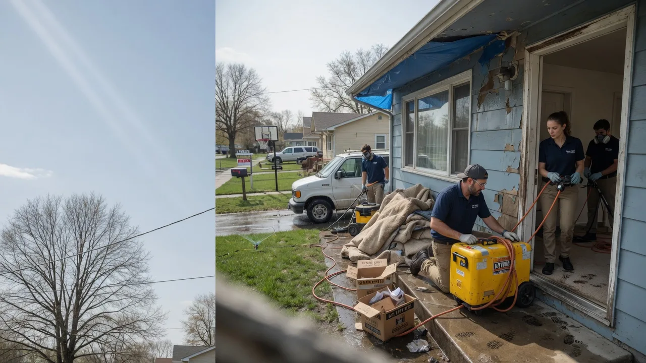 Basement Flood Cleanup in Farina, IL near me